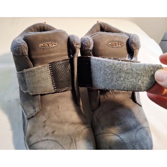 Keen Kootenay Waterproof Grey Suede Winter Snowboots Snow Boots Size 5 - Picture 5 of 8